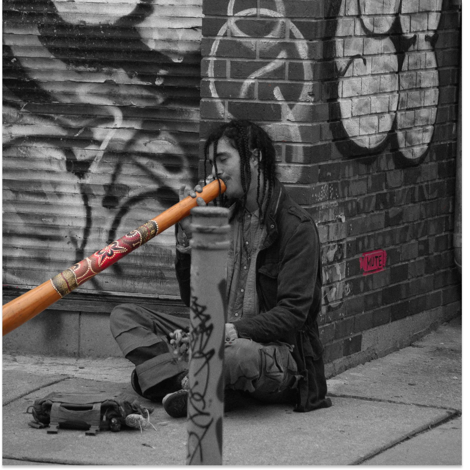 Person playing instrument