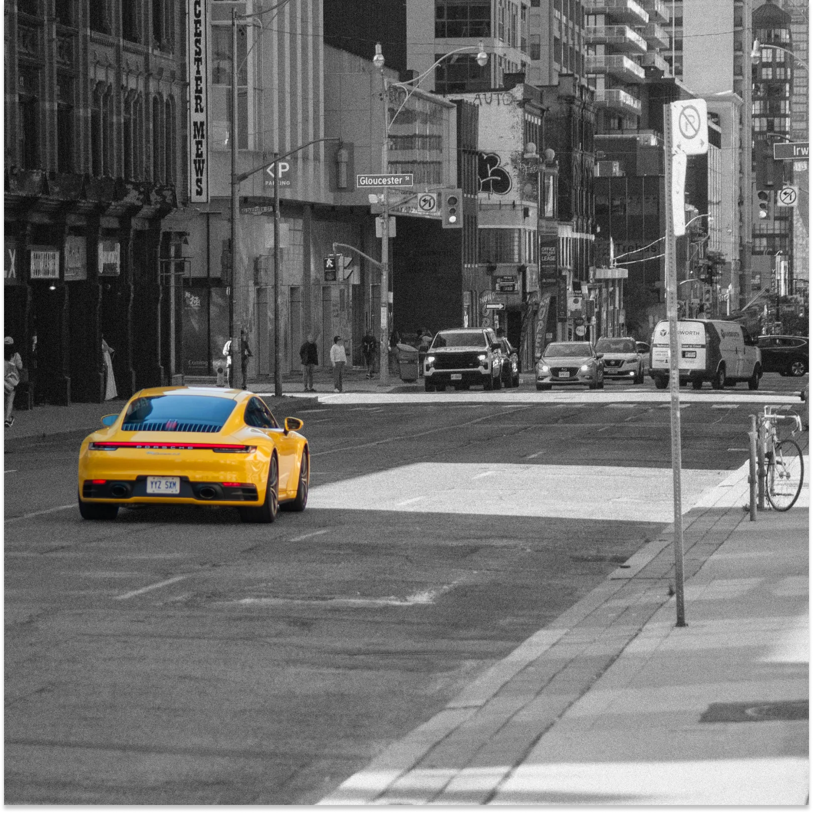 Yellow car